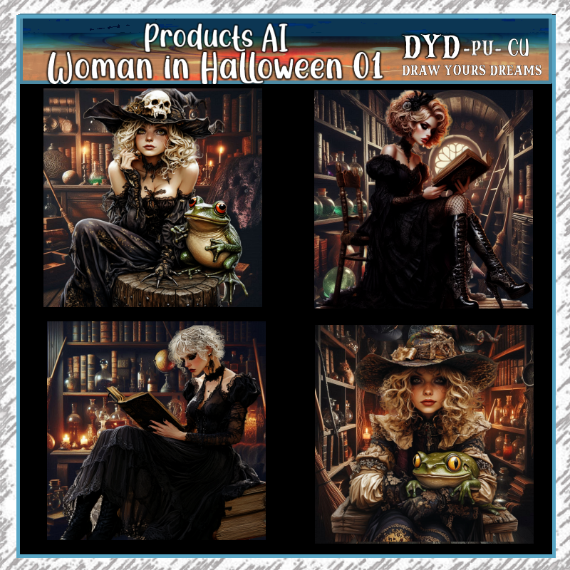 (image for) WOMAN IN HALLOWEEN 01